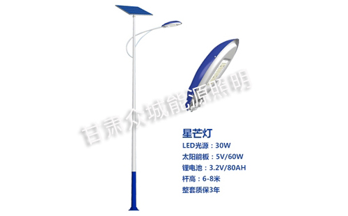 张家川太阳能路灯核心技术参数解读