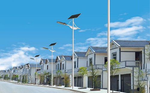 张家川太阳能路灯配置与在乡村道路照明中的应用